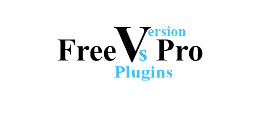 free-vs-pro-wordpress plugins