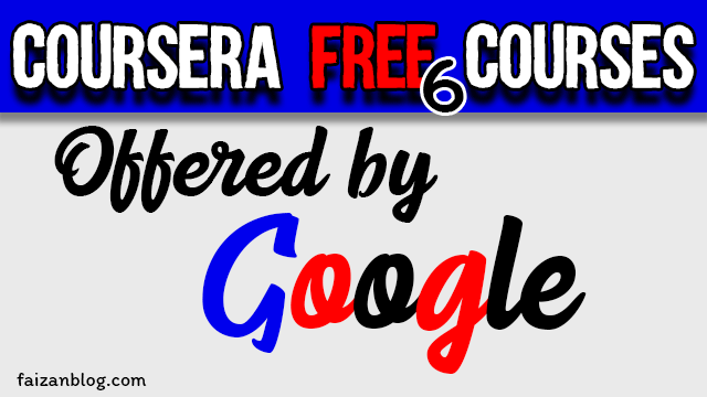 coursera free courses offered by google