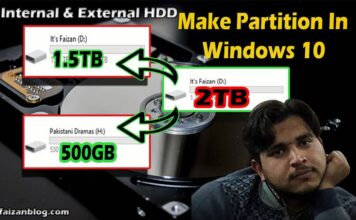 how to make partition in windows 10