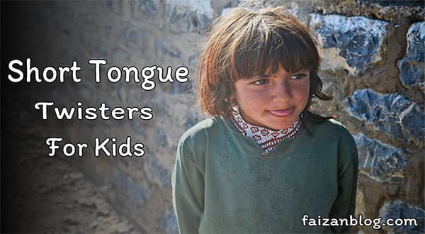kids tongue twisters with s